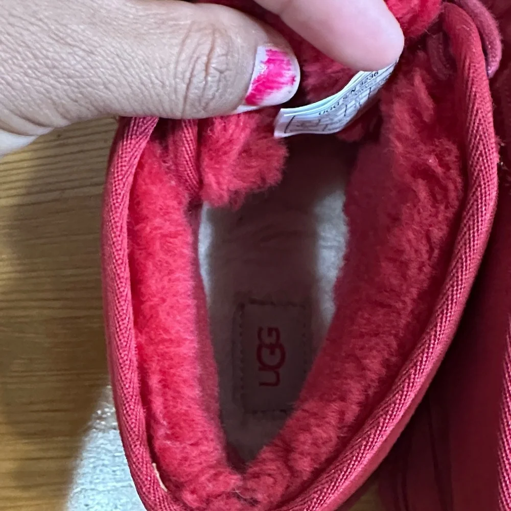 UGG Red Suede Boots for Men’s Size 8